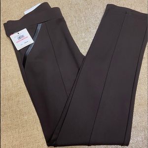 Rafaella dark chocolate slacks. Size 10